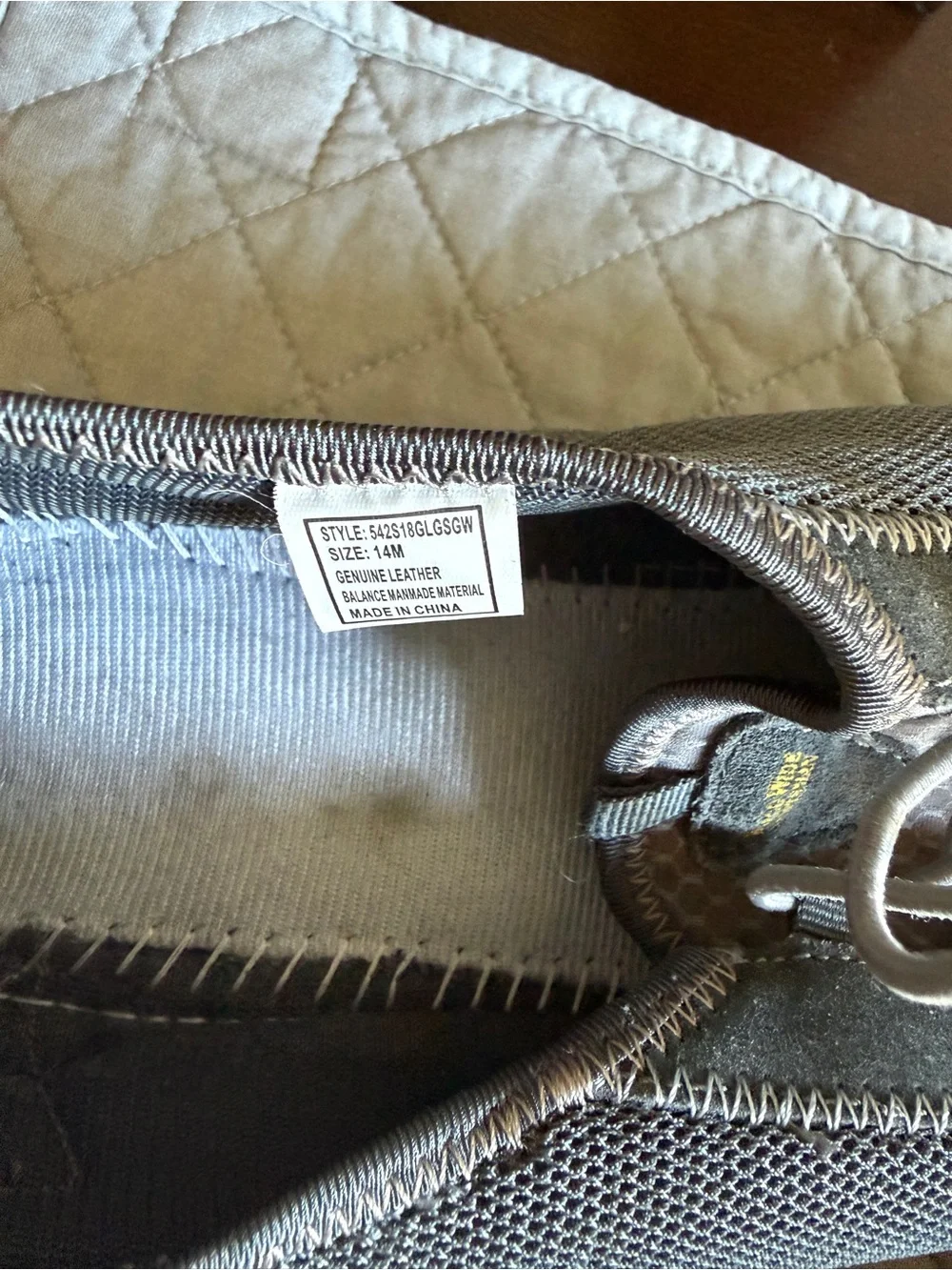 Men's Gray Slip-On Mesh Sneakers with Quick-Pull Lacing